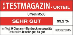 Omron M500 für Oberarm4